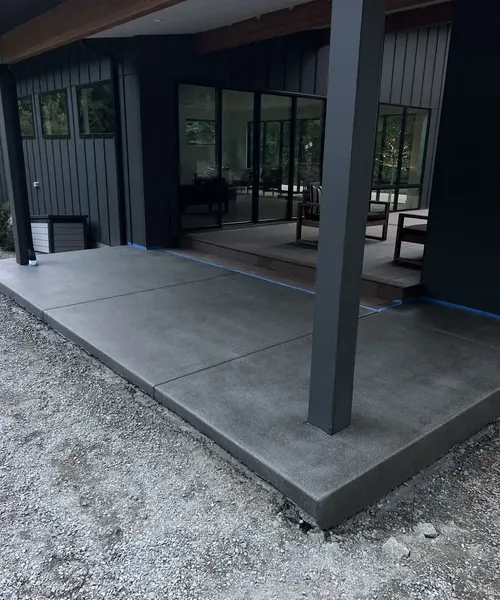 Sand Finish with integral color concrete In Issaquah