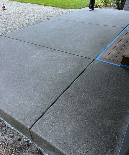 Sand Finish with integral color concrete In Issaquah