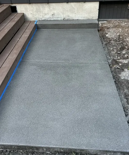 Sand Finish with integral color concrete In Issaquah